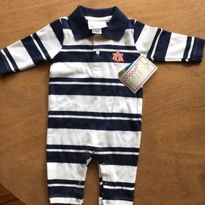 Auburn Rugby Long Leg Romper- 6 months-